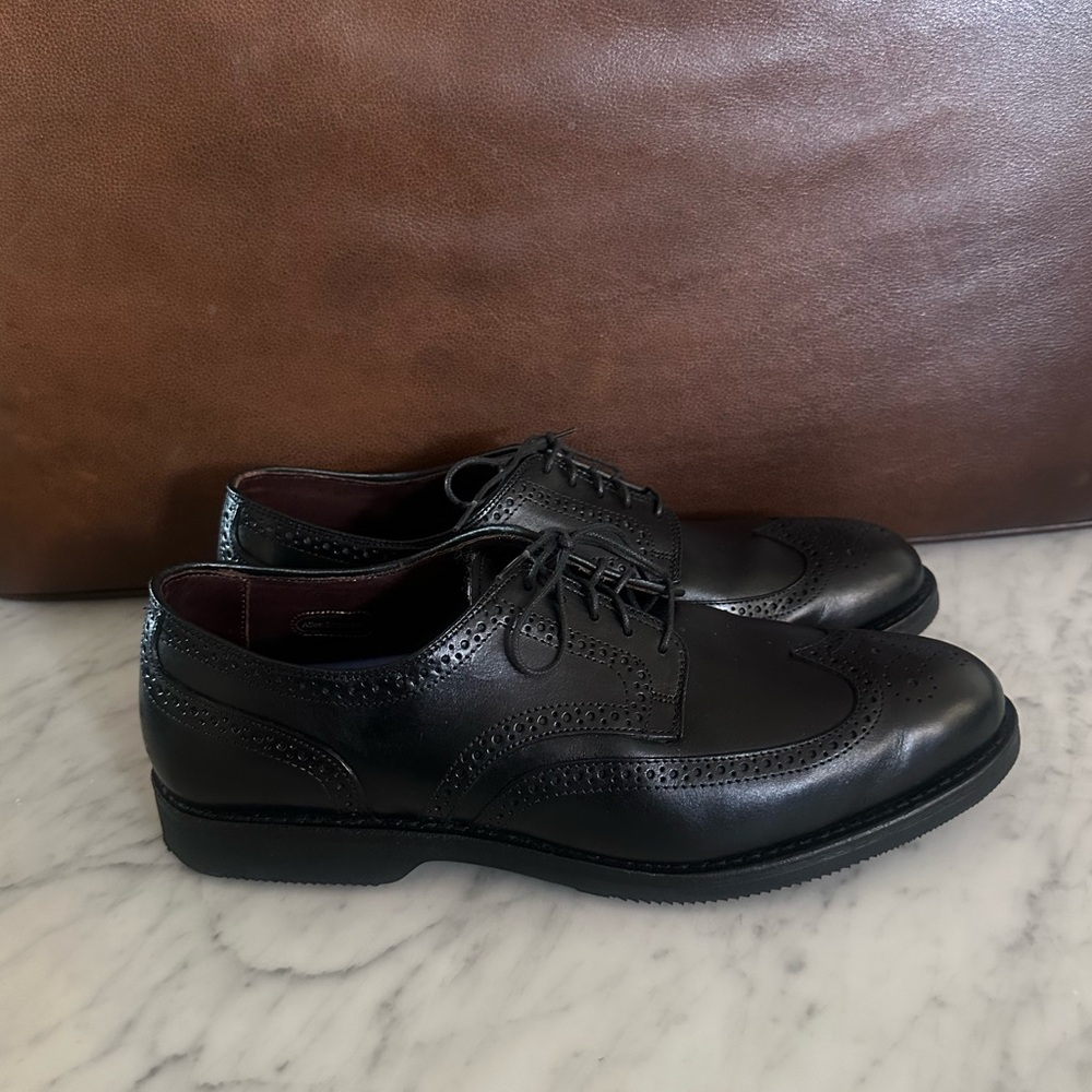 Allen Edmonds Road Warriors Black Wingtip Oxford Dress Shoes Men’s Size 12